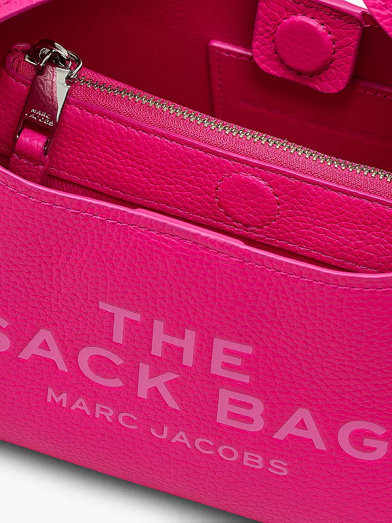 MARC JACOBS | Ledertasche - Henkeltasche THE MINI SACK  | pink