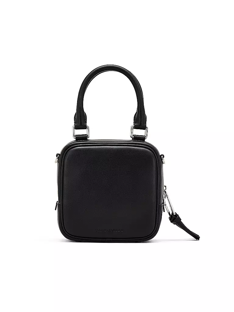 MARC JACOBS | Ledertasche - Mini Bag THE CUBE  | schwarz