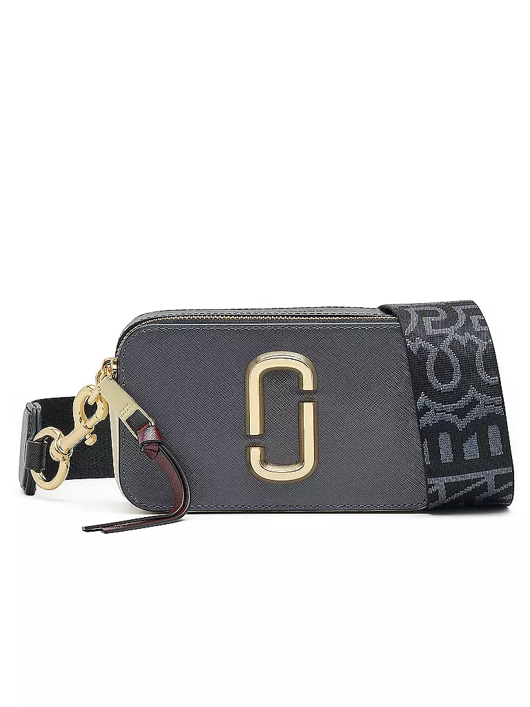 MARC JACOBS | Ledertasche - Mini Bag THE SNAPSHOT | grau