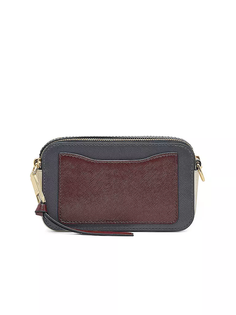 MARC JACOBS | Ledertasche - Mini Bag THE SNAPSHOT | grau