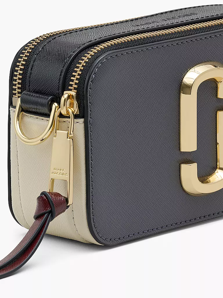 MARC JACOBS | Ledertasche - Mini Bag THE SNAPSHOT | grau