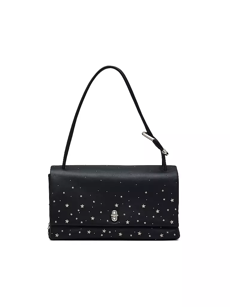 MARC JACOBS | Ledertasche - Schultertasche THE LARGE DUAL BAG STARS | schwarz