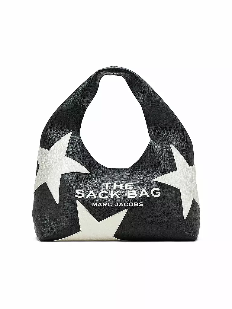 MARC JACOBS | Ledertasche - Schultertasche THE SACK STAR | schwarz