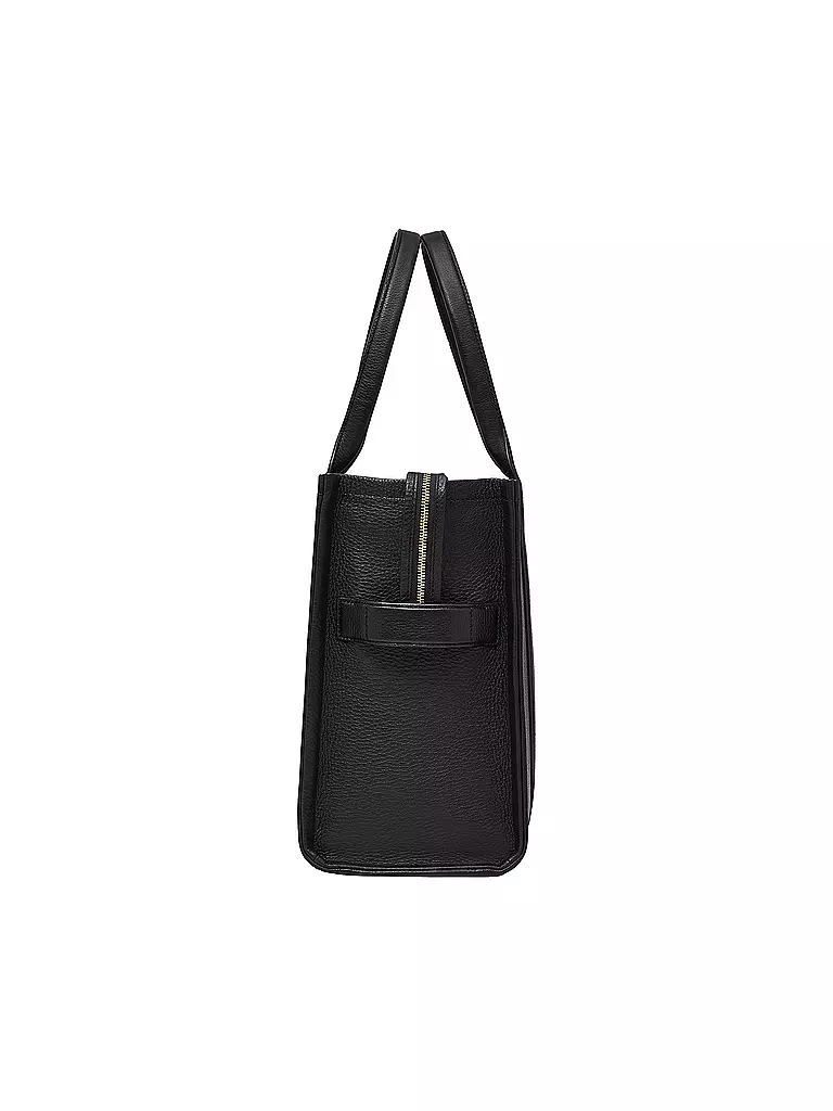 MARC JACOBS | Ledertasche - Tote Bag THE LARGE TOTE | schwarz