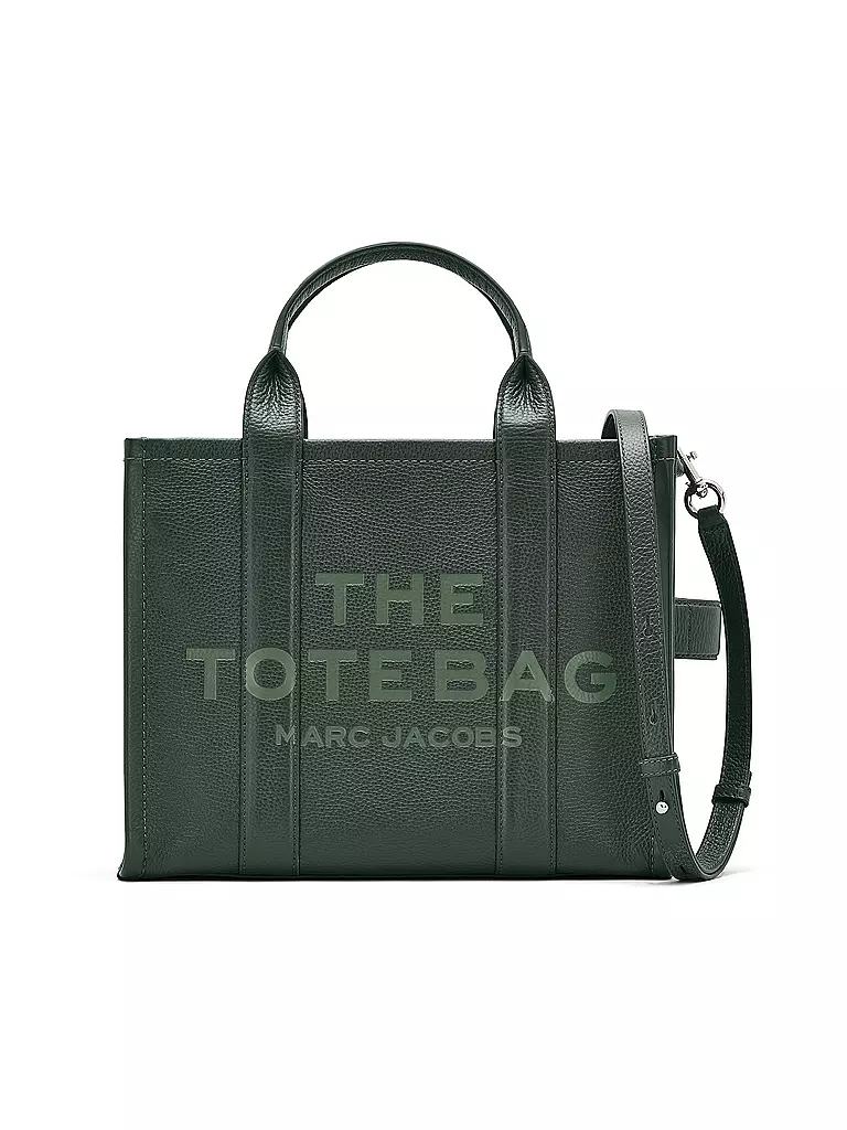 MARC JACOBS | Ledertasche - Tote Bag THE MEDIUM TOTE LEATHER | dunkelgrün