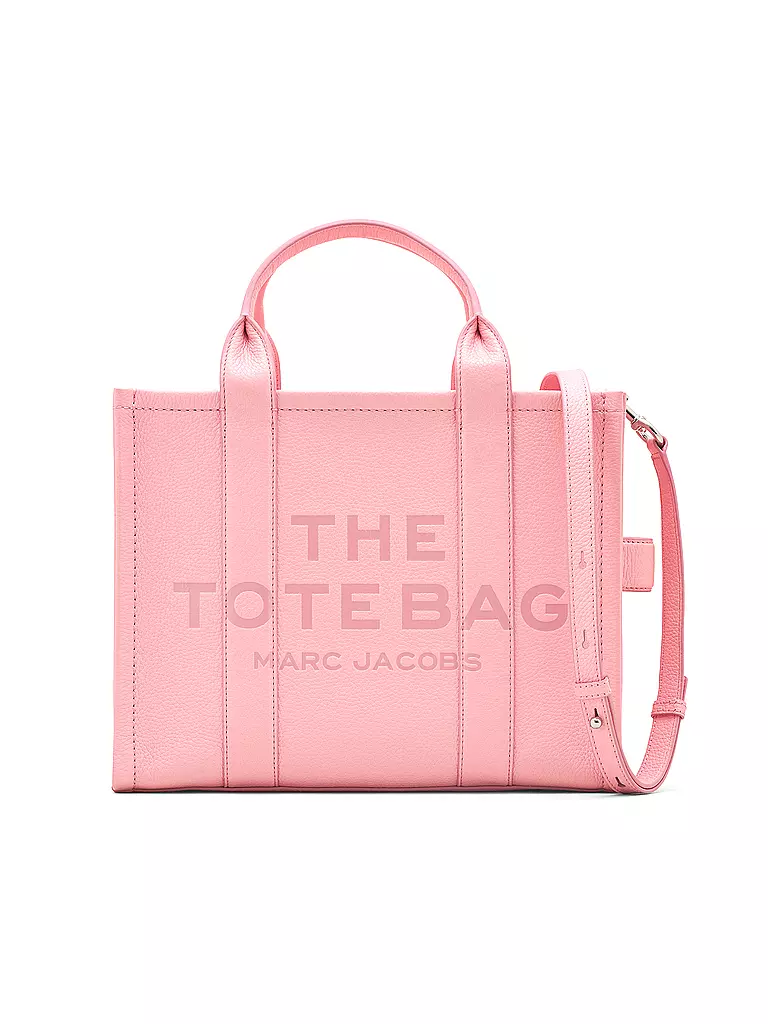 MARC JACOBS | Ledertasche - Tote Bag THE MEDIUM TOTE LEATHER | rosa