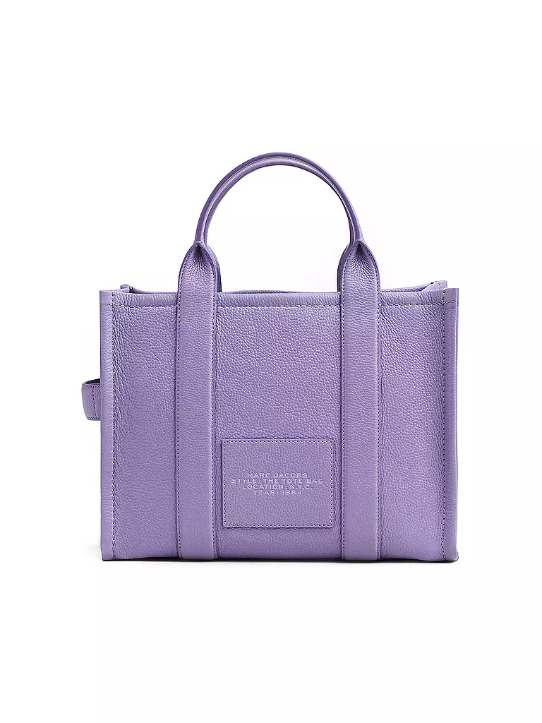 MARC JACOBS | Ledertasche - Tote Bag THE MEDIUM TOTE LEATHER | lila