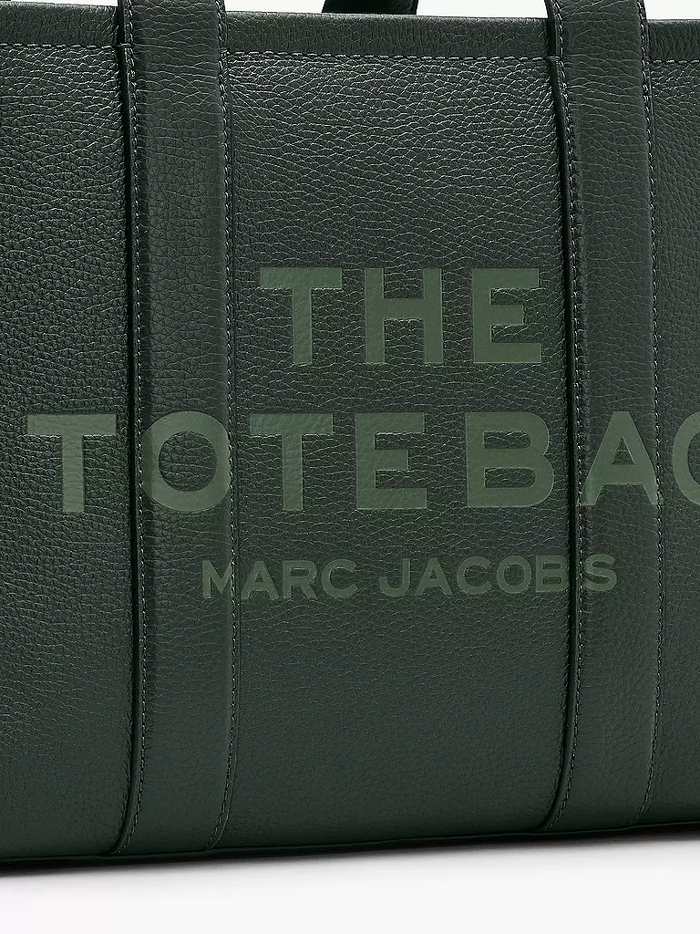 MARC JACOBS | Ledertasche - Tote Bag THE MEDIUM TOTE LEATHER | dunkelgrün