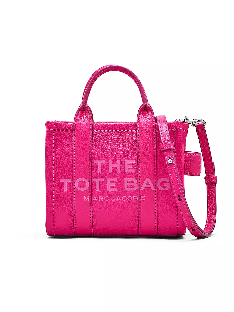 MARC JACOBS | Ledertasche - Tote Bag THE MINI TOTE | pink