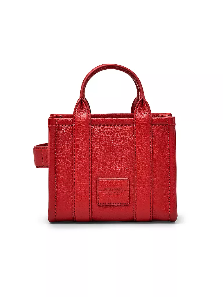 MARC JACOBS | Ledertasche - Tote Bag THE MINI TOTE | dunkelrot