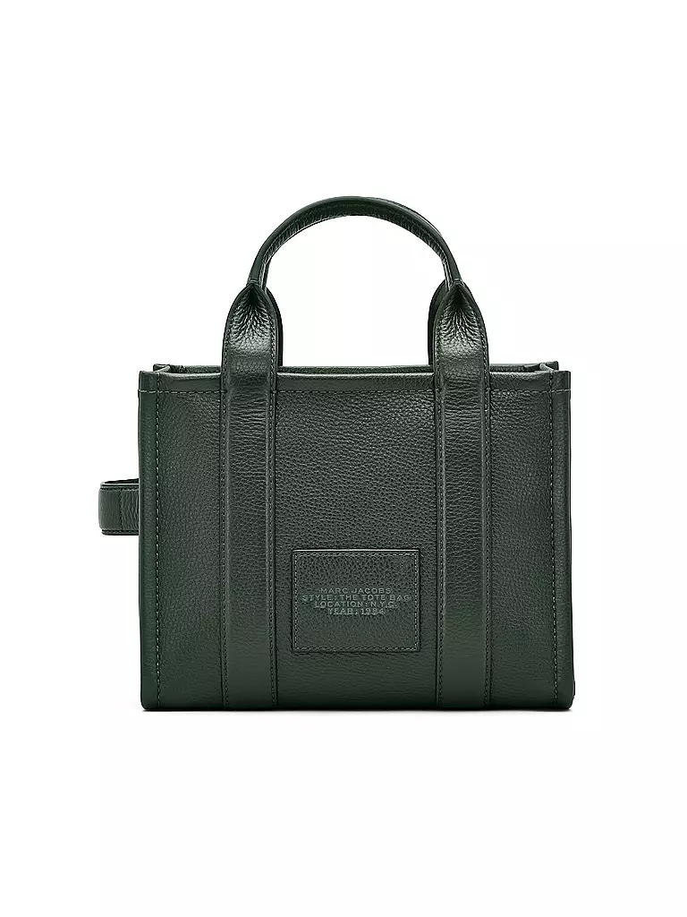 MARC JACOBS | Ledertasche - Tote Bag THE SMALL TOTE LEATHER | dunkelgrün