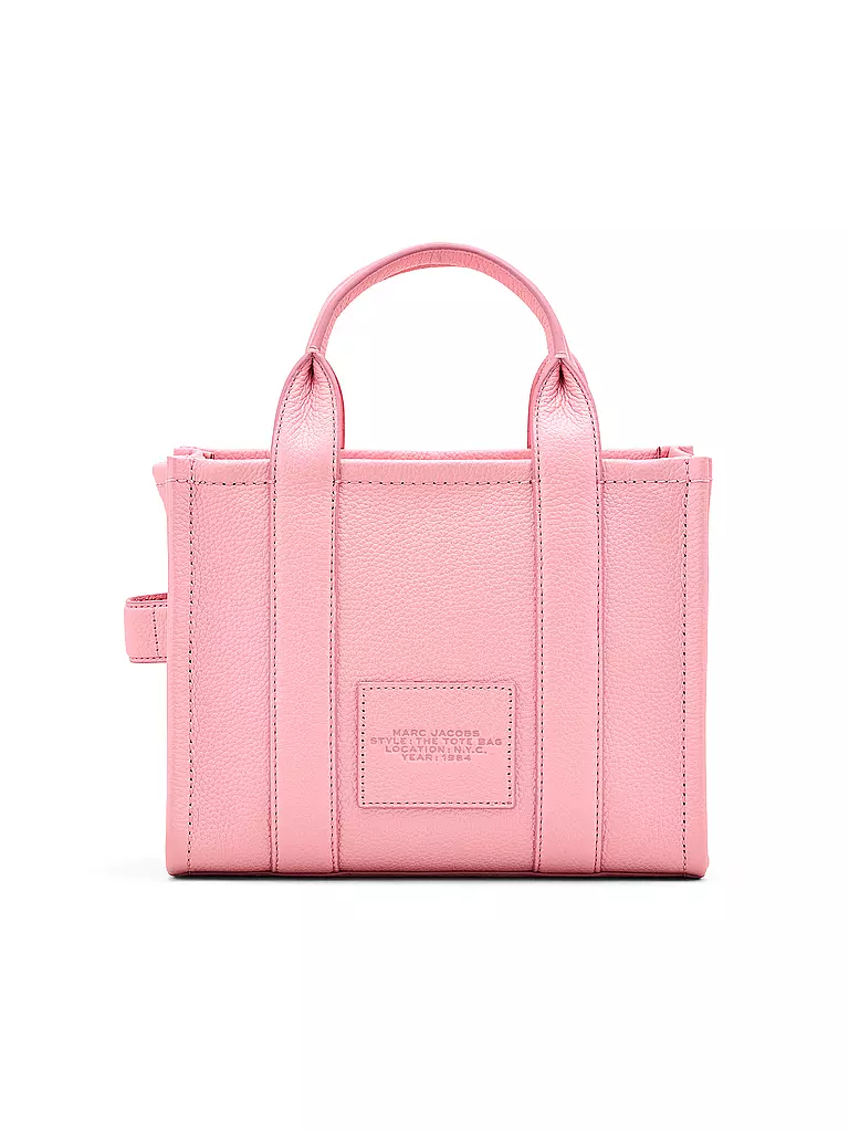 MARC JACOBS | Ledertasche - Tote Bag THE SMALL TOTE LEATHER | rosa