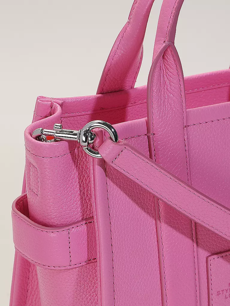 MARC JACOBS | Ledertasche - Tote Bag THE SMALL TOTE LEATHER | pink