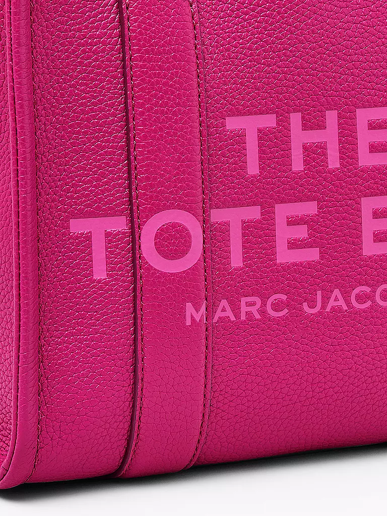 MARC JACOBS | Ledertasche - Tote Bag THE SMALL TOTE LEATHER | pink