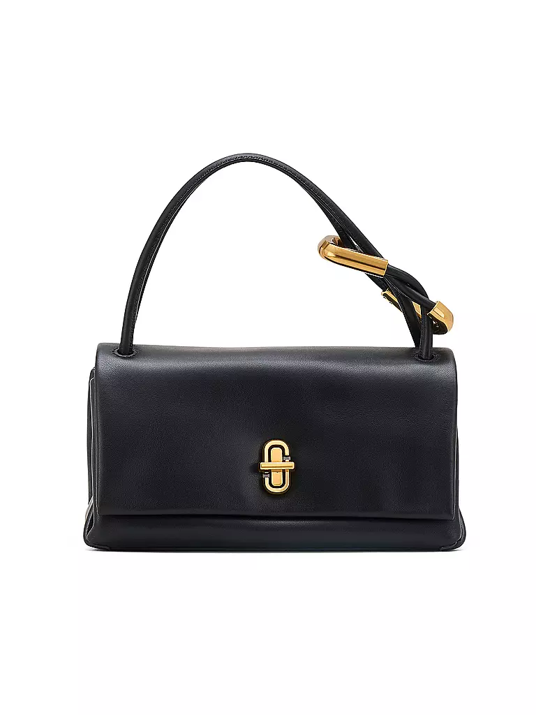 MARC JACOBS | Ledertasche - Umhängetasche THE MINI DUAL BAG | schwarz