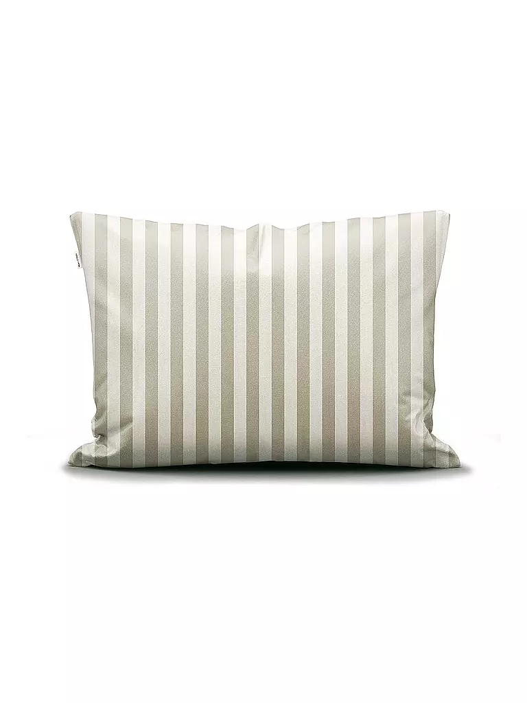 MARC O'POLO HOME | Satin Bettwäsche CLASSIC STRIPE 70x90cm/140x200cm Oatmel | beige