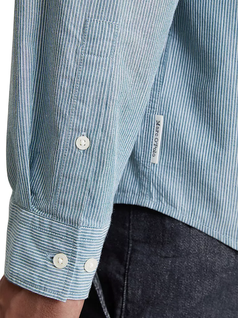 MARC O'POLO | Hemd Regular Fit  | blau