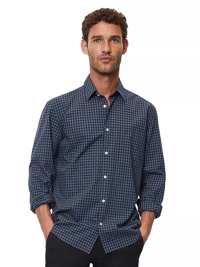 MARC O'POLO | Hemd Regular Fit | blau