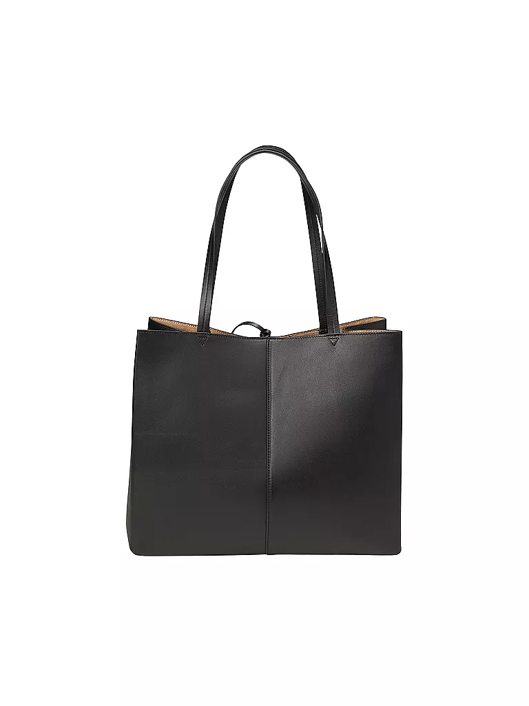 MARC O'POLO | Ledertasche - Shopper Large | schwarz