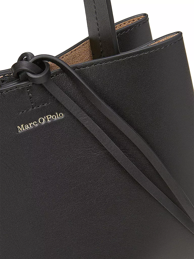 MARC O'POLO | Ledertasche - Umhängetasche Small | schwarz