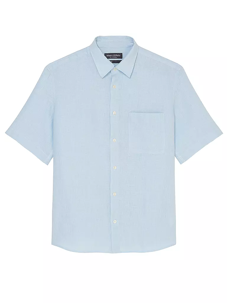 MARC O'POLO | Leinenhemd Regular Fit  | blau