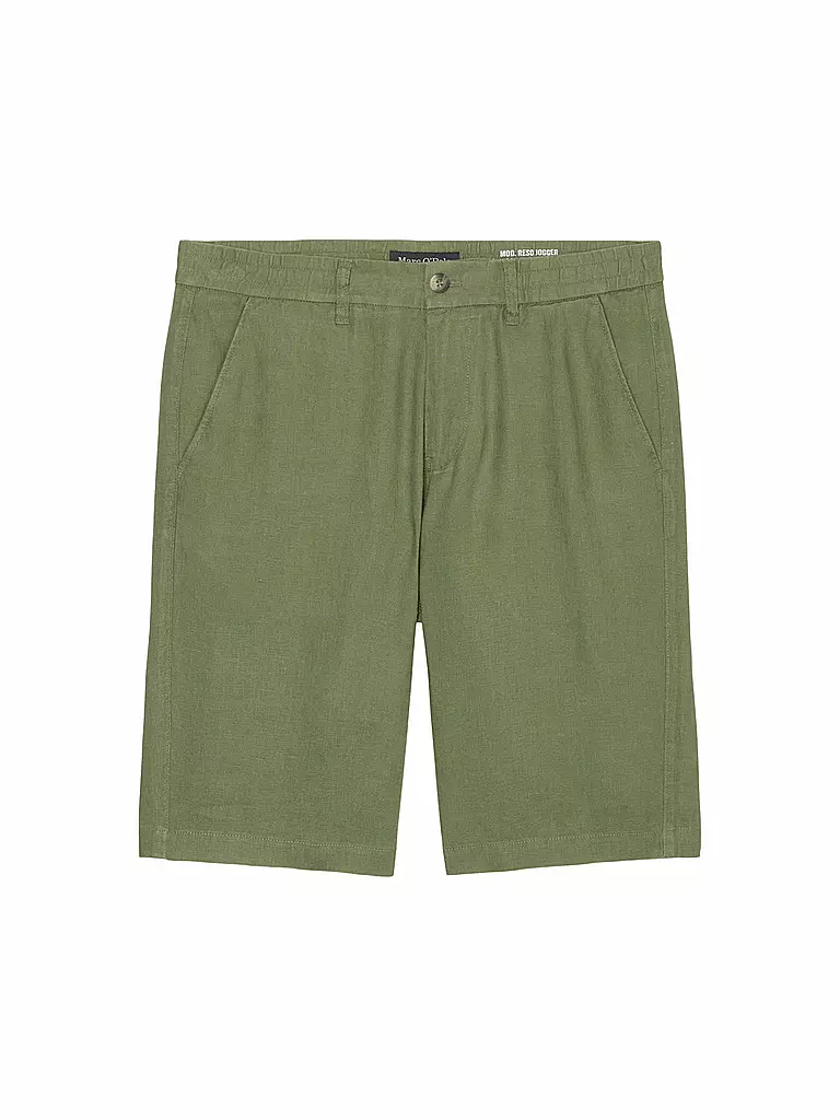 MARC O'POLO | Leinenshorts  | olive