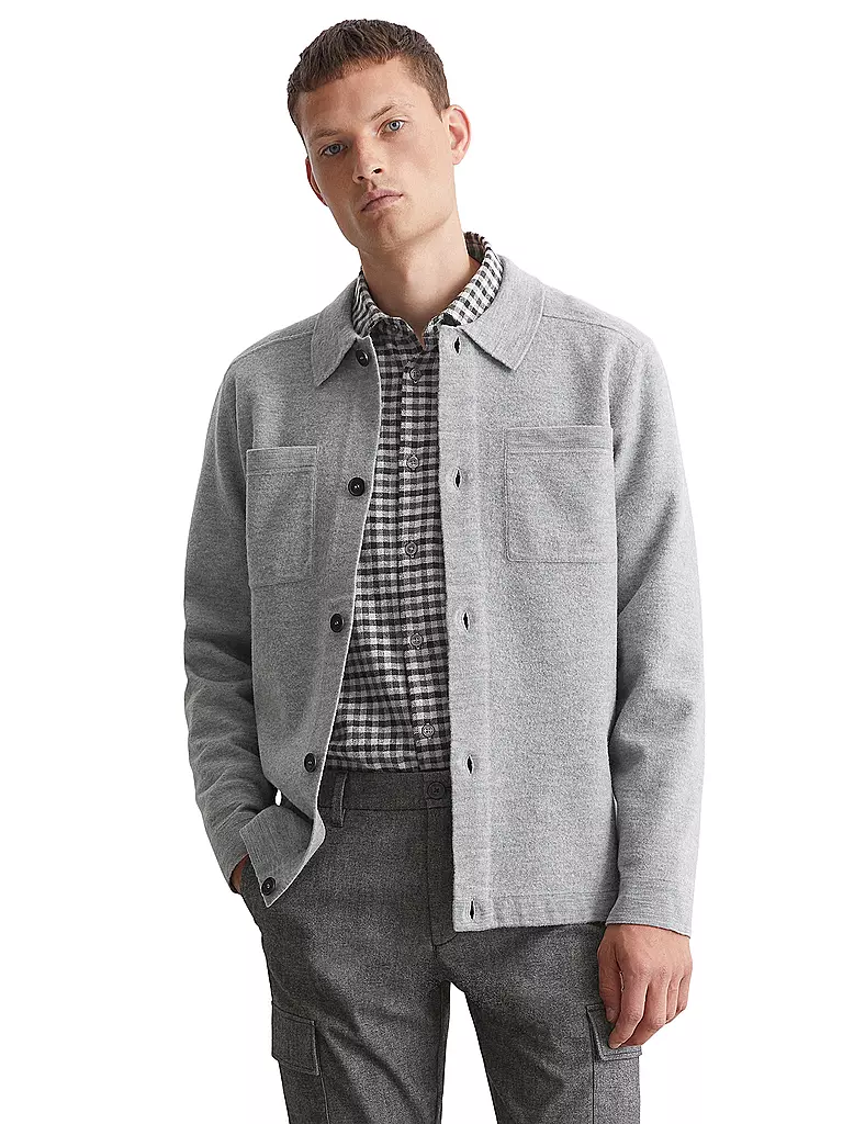 MARC O'POLO | Overshirt  | grau