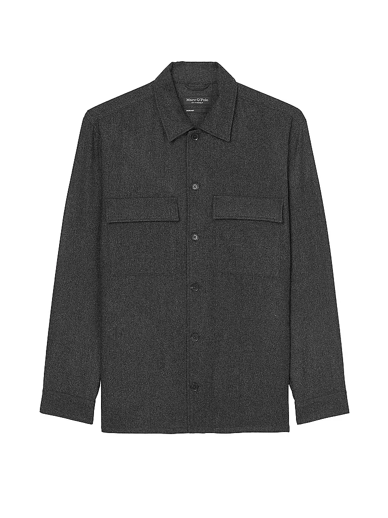 MARC O'POLO | Overshirt | grau