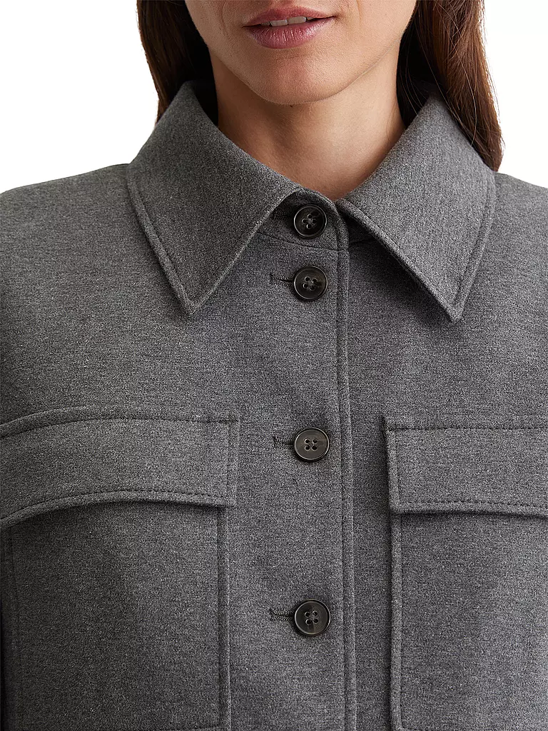 MARC O'POLO | Overshirt | grau