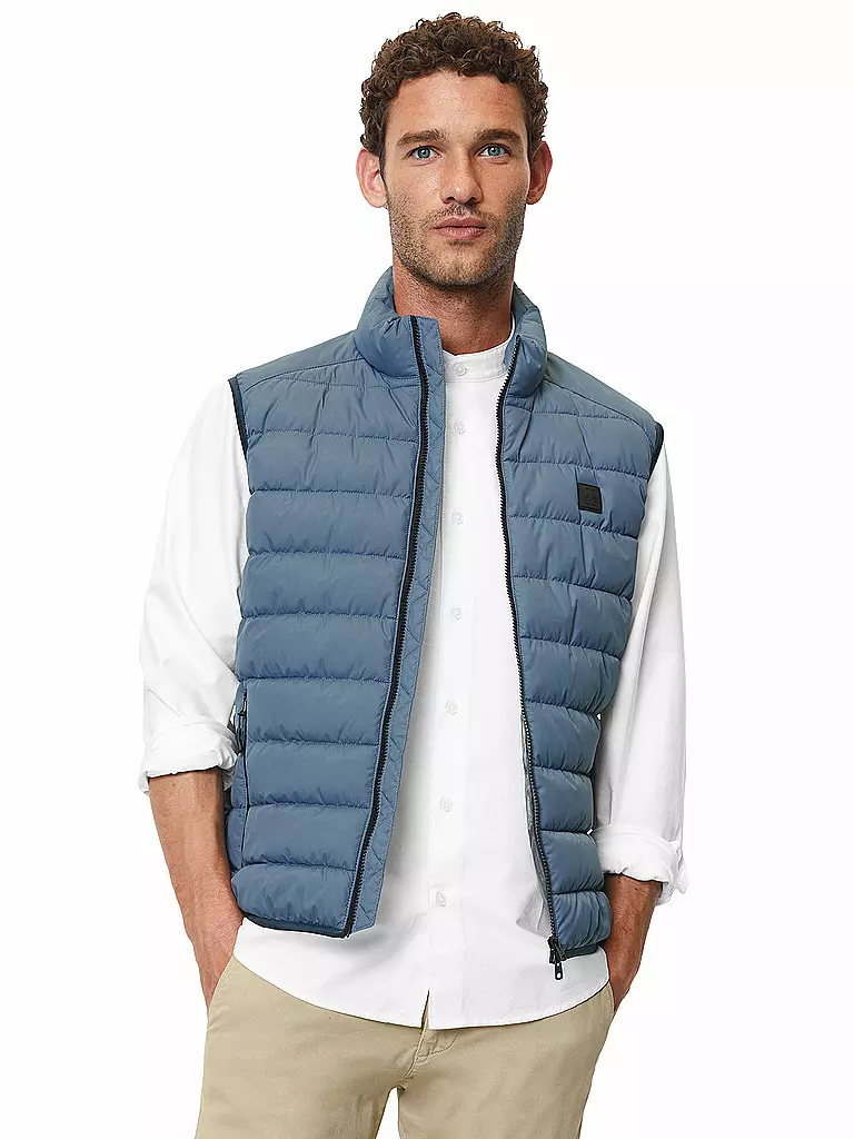 MARC O'POLO | Steppgilet  | blau