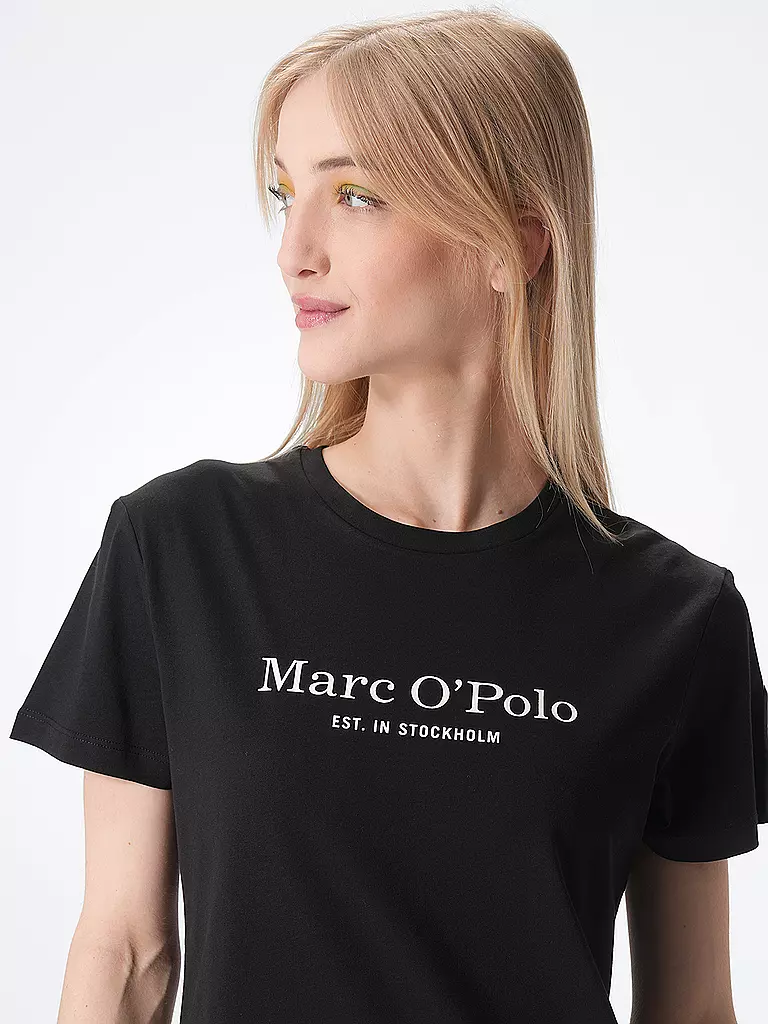 MARC O'POLO | T-Shirt  | schwarz