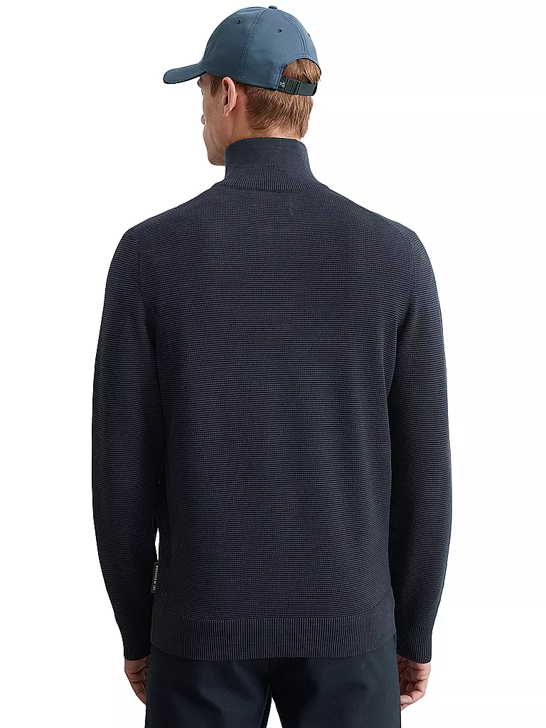 MARC O'POLO | Troyer Pullover | dunkelblau