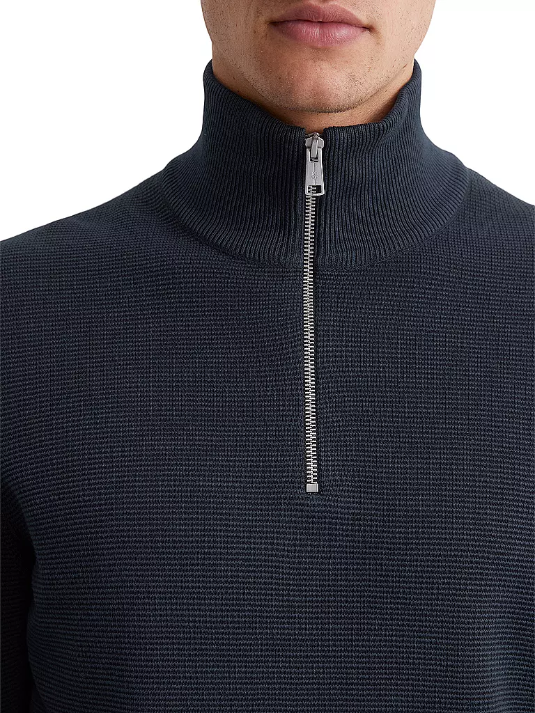 MARC O'POLO | Troyer Pullover | dunkelblau