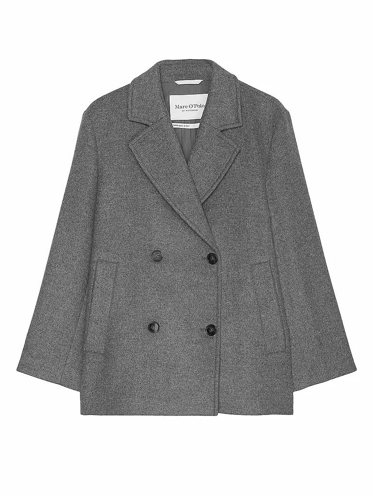 MARC O'POLO | Wolljacke  | grau