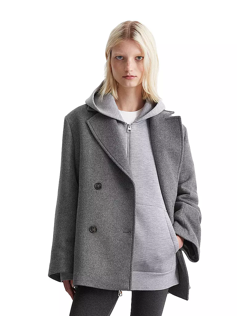 MARC O'POLO | Wolljacke  | grau