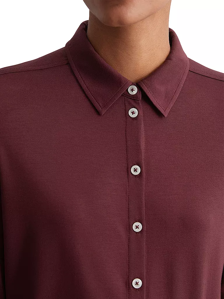 MARC O'POLO | Bluse | dunkelrot