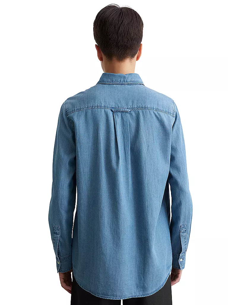 MARC O'POLO | Jeansbluse | blau