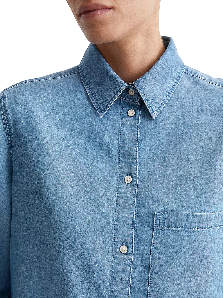 MARC O'POLO | Jeansbluse | blau