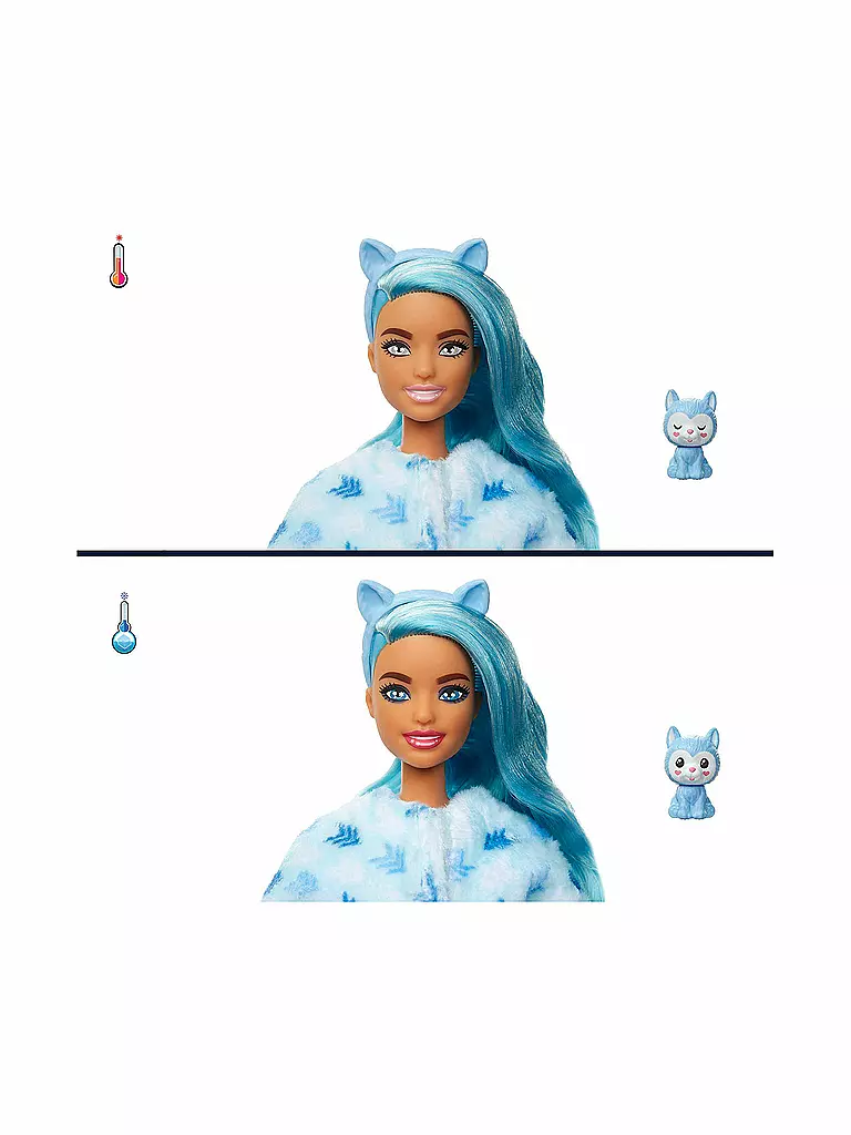 MATTEL | BARBIE - CUTIE REVEAL WINTER SPARKLE-HUSKY | keine Farbe