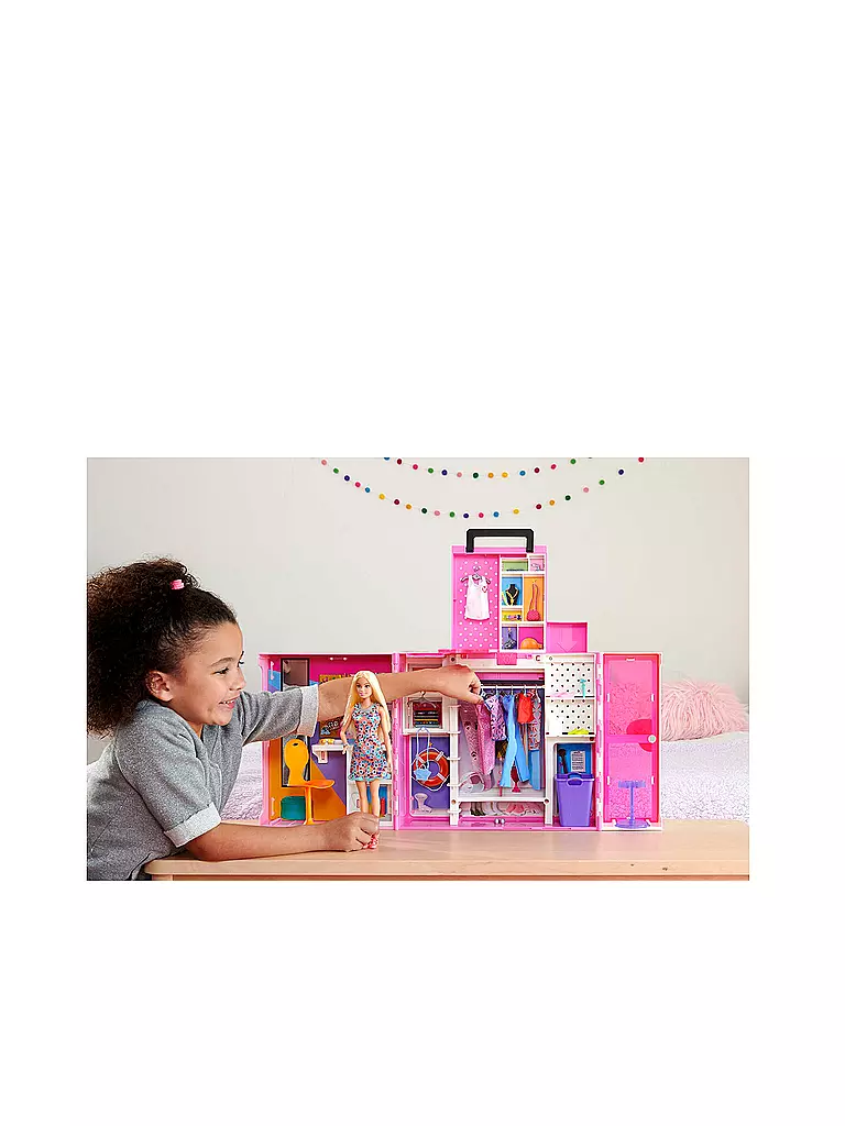 MATTEL | Barbie Traumkleiderschrank mit Puppe, Moden & Accessoires | keine Farbe