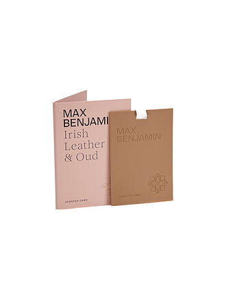 MAX BENJAMIN | Duftkarte CLASSIC COLLECTION Irish Leather & Oud