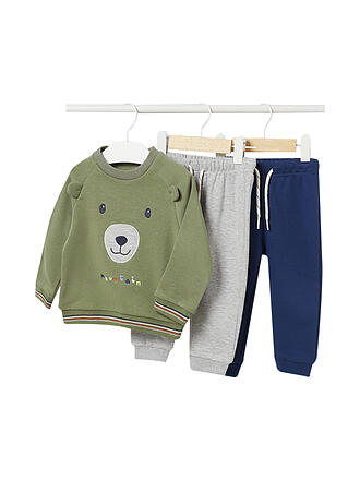 MAYORAL | Baby Set Sweater, Jogginghose 3-teilig 