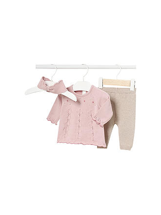 MAYORAL | Baby Set Stirnband, Pullover, Hose 3-teilg 