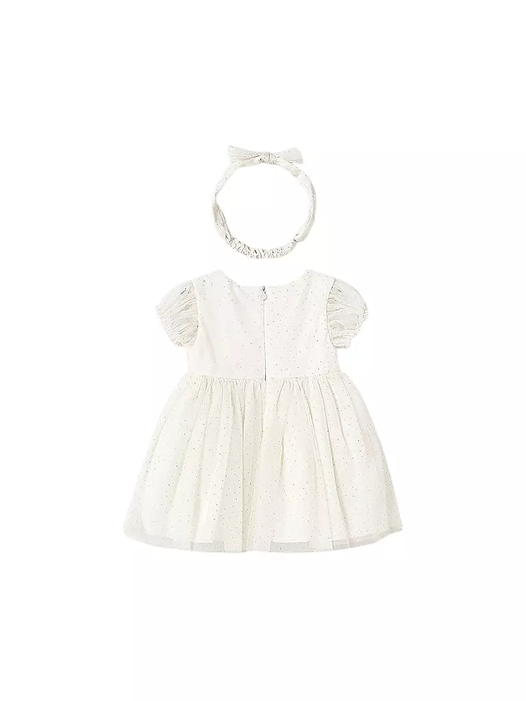 MAYORAL | Baby Kleid und Haarband | creme