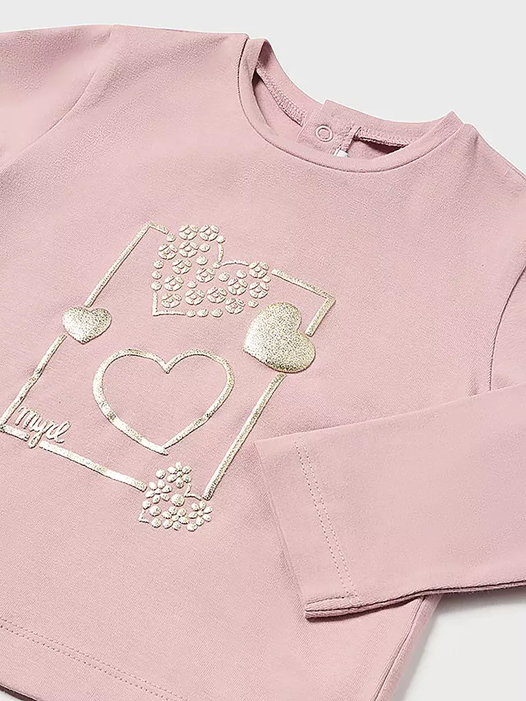 MAYORAL | Baby Langarmshirt  | rosa