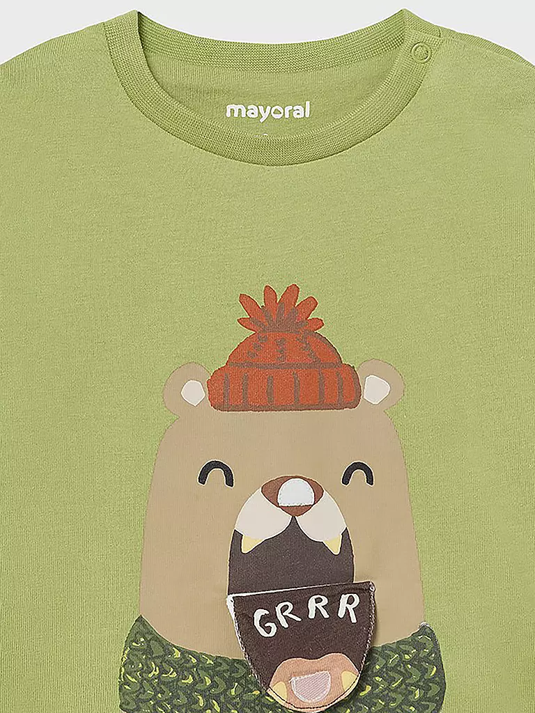 MAYORAL | Baby Langarmshirt | grün