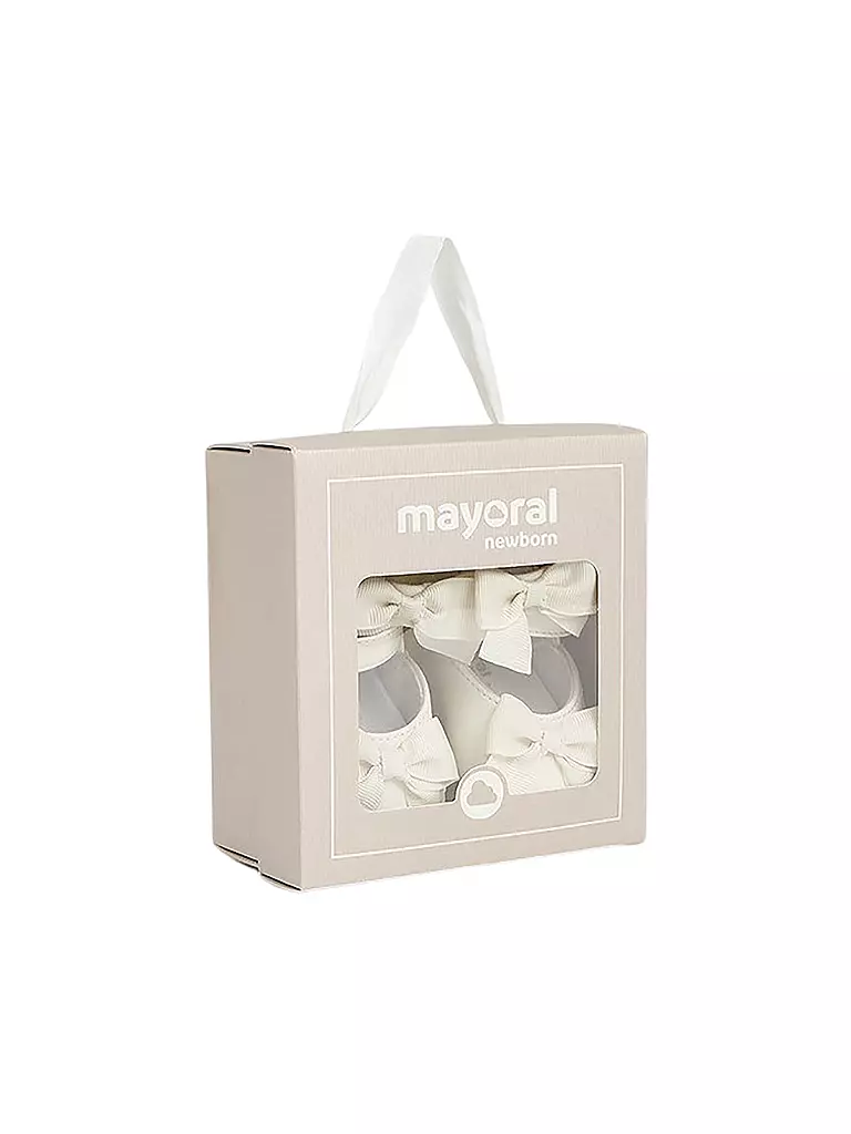 MAYORAL | Baby Schuhe und Haarreif 2-teilig | creme