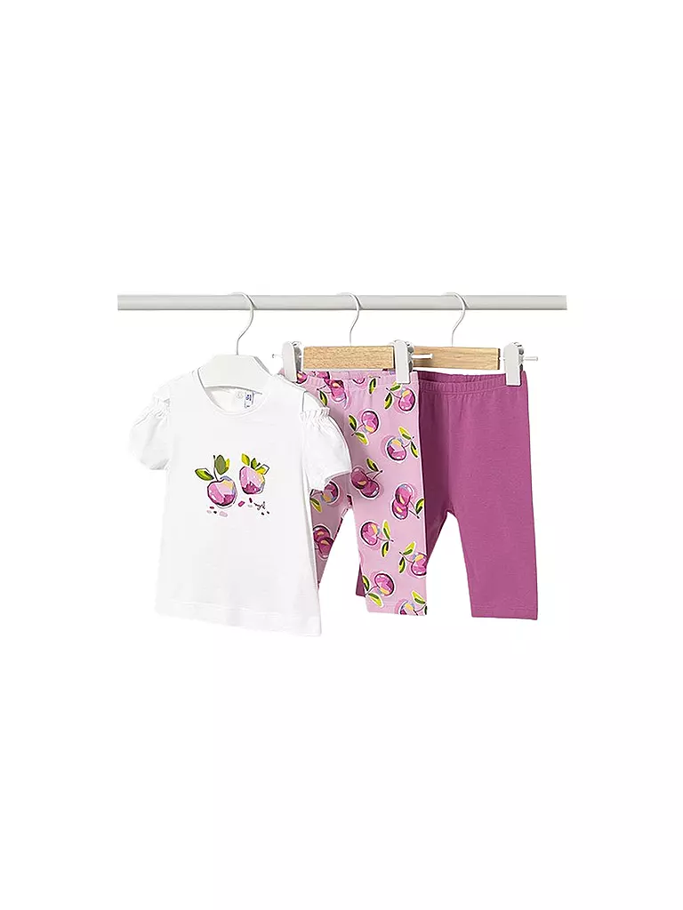 MAYORAL | Baby Set 3-teilig T-Shirt und Leggings | pink