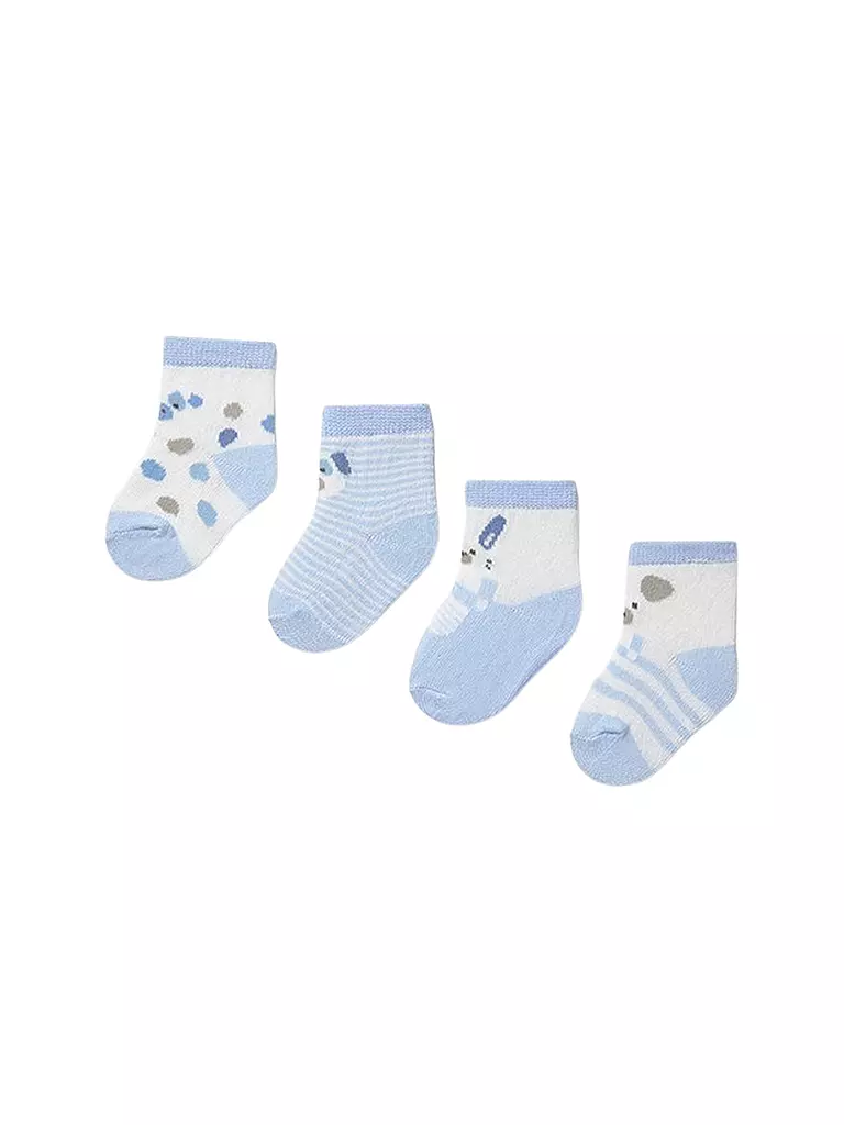 MAYORAL | Baby Socken 4er Pkg. h.blau | hellblau