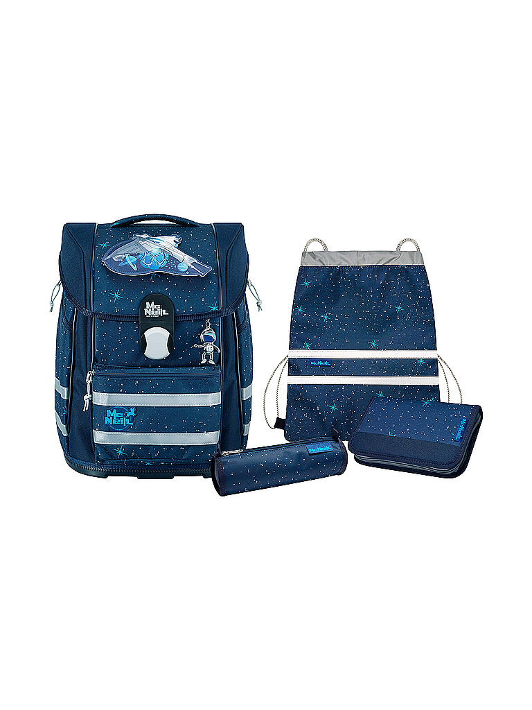 MC NEILL | Schultaschen Set Biggy 5tlg Space | blau